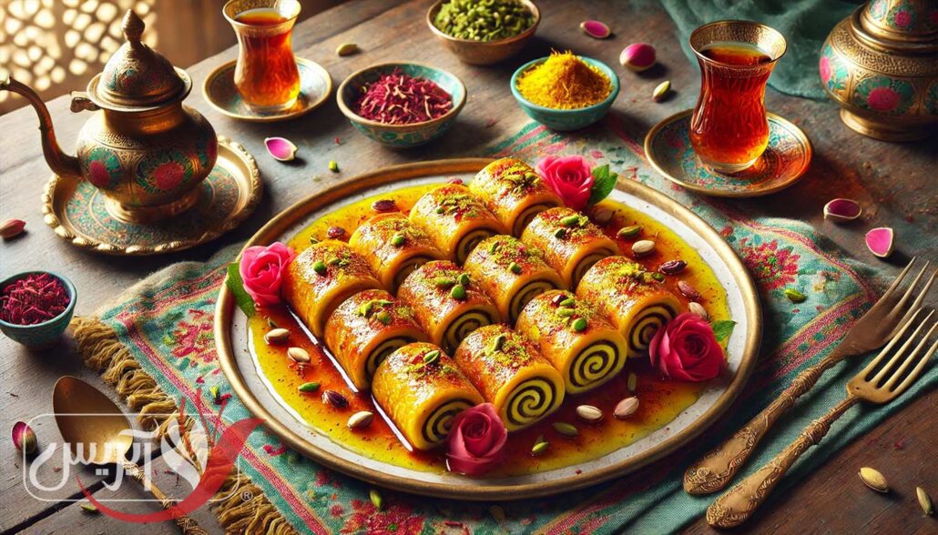 تهیه خاگینه رولتی مغزدار